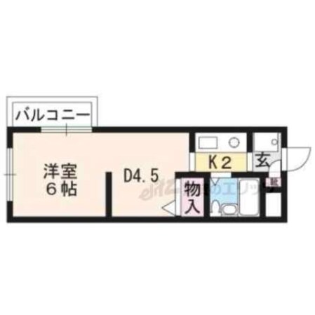 ヴィラビアンカⅡの物件間取画像